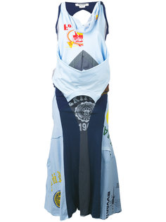 платье макси с лоскутным дизайном Junya Watanabe Comme Des Garçons