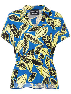 floral print polo shirt  Boutique Moschino