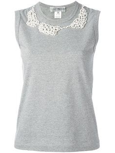 pearled trim top  Comme Des Garçons Comme Des Garçons