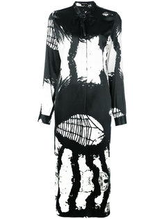 abstract print midi dress Ann Demeulemeester