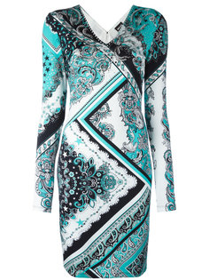 платье с принтом пейсли Just Cavalli