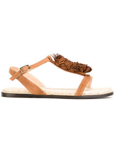 fringed trim sandals  Castañer