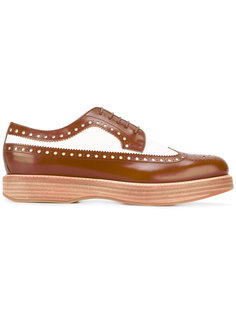 two-tone brogue oxfords  Churchs