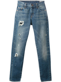 shredded trim cropped jeans  Levis Levis®