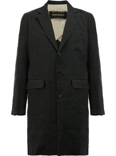 notched lapel single-breast coat Uma Wang