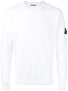толстовка с нашивкой на рукаве Stone Island