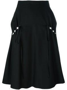 юбка с перламутровыми бусинами Comme Des Garçons Noir Kei Ninomiya