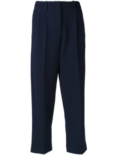 pleat detail cropped trousers Theory