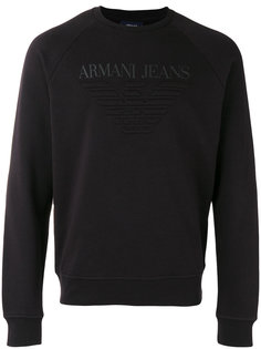 толстовка с принтом-логотипом Armani Jeans