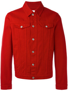 logo patch denim jacket MSGM
