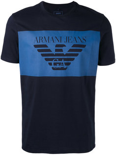 футболка с принтом-логотипом Armani Jeans