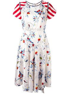 multi-print flared dress Antonio Marras