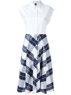 plaid flared shirt dress IM Isola Marras