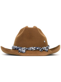 Lucky Cowboy flower ribbon hat Maison Michel