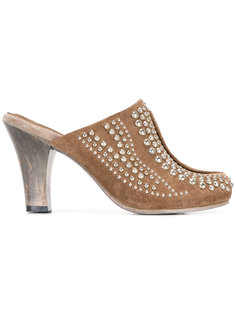 studded mid-heel mules Calleen Cordero