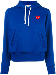 heart patch hoodie Comme Des Garçons Play