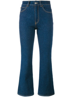 расклешенные укороченные расклешенные джинсы Attico