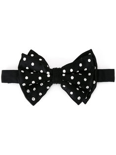 dots print bow tie  Jupe By Jackie