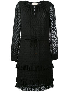 textured sheer dress Tory Burch