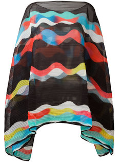 flared large tunic  Pleats Please By Issey Miyake