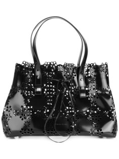 perforated trim tote bag Simone Rocha