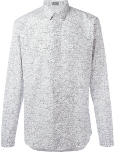 tangled lines print shirt  Dior Homme