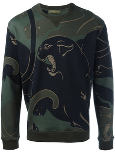 Rockstud panther print sweatshirt Valentino
