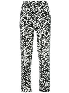 geometric print slim-fit trousers Equipment