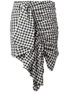 checkered ruffle skirt Marquesalmeida