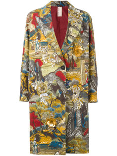 printed single breasted coat  Antonio Marras