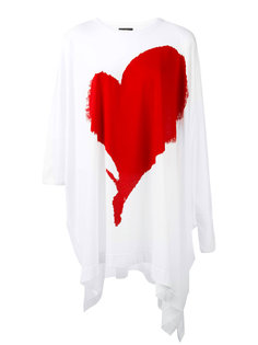 футболка с принтом сердца  Vivienne Westwood