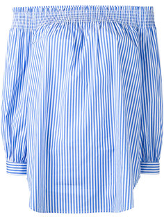 полосатая блузка с открытыми плечами Polo Ralph Lauren