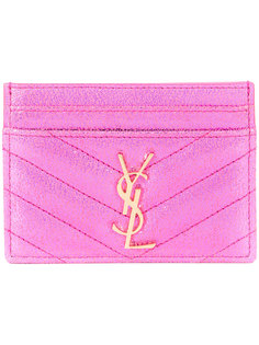 branded cardholder Saint Laurent
