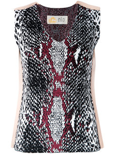 snakeskin print tank Theatre Products