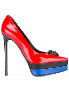 patent Medusa toe pumps Versace