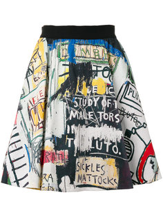 юбка в складку с рисунком Basquiat Alice+Olivia