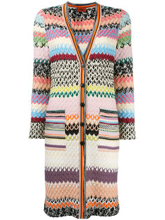 удлиненный трикотажный кардиган Missoni