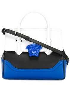 colourblock satchel bag Versace