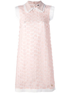 платье с цветочной аппликацией Cavalli Class