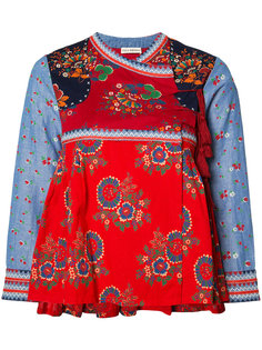 floral print wrap jacket Ulla Johnson