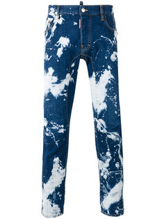 джинсы с линялым эффектом Dsquared2