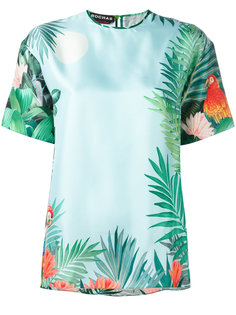 блузка с принтом джунглей Rochas