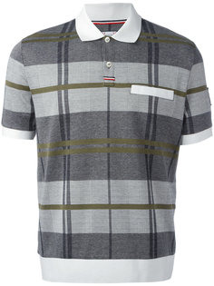 checked polo shirt  Moncler Gamme Bleu