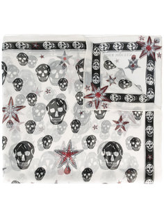 skull print scarf  Alexander McQueen