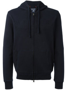 толстовка на молнии с тисненым логотипом Woolrich
