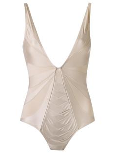 panelled swimsuit Amir Slama