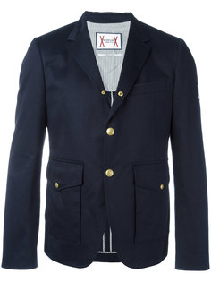 куртка с пуговицами из латуни Moncler Gamme Bleu