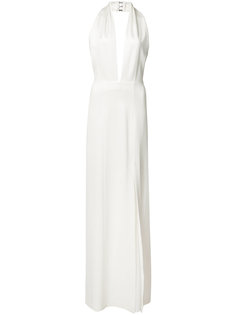 side slit gown Galvan