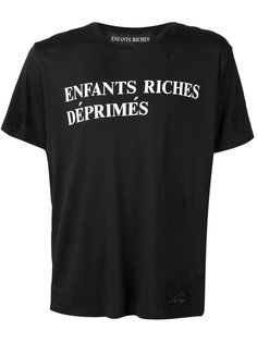 футболка с принтом логотипа Enfants Riches Deprimes