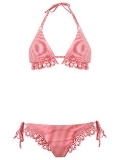 panelled triangle bikini set Amir Slama